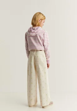 Scalpers Pants And Overalls<Embroidered Details Jeans