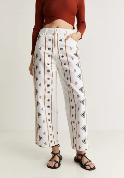 Scalpers Jeans<Embroidered Ethnic Motifs Jeans