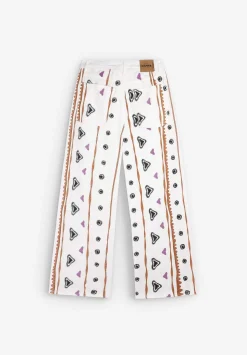 Scalpers Jeans<Embroidered Ethnic Motifs Jeans