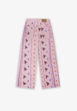 Scalpers Jeans<Embroidered Ethnic Motifs Jeans