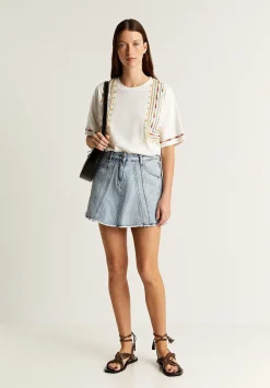 Scalpers T-Shirts And Tops<Embroidered Ethnic T-Shirt