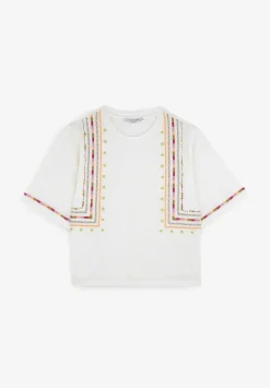 Scalpers T-Shirts And Tops<Embroidered Ethnic T-Shirt