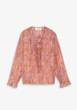 Scalpers Shirts<Ethnic Flowy Blouse