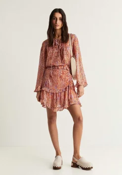Scalpers Shirts<Ethnic Flowy Blouse