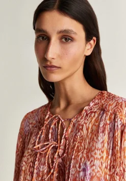Scalpers Shirts<Ethnic Flowy Blouse