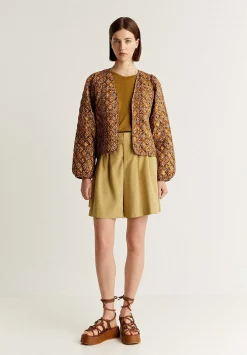 Scalpers Jackets And Trench<Ethnic Quilted Jacket