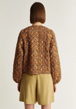 Scalpers Jackets And Trench<Ethnic Quilted Jacket