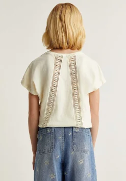 Scalpers Tshirts<Flame T-Shirt With Back Lace Detail