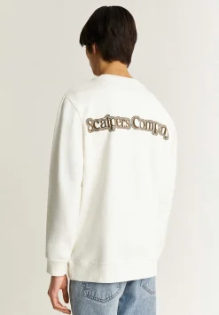 Scalpers Sweatshirts<Flocking Print Sweatshirt