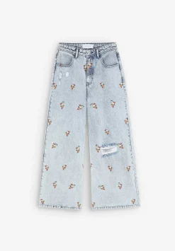 Scalpers Jeans<Flowers Emb Denim