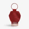Scalpers Raffia<Fringe Beaded Bag