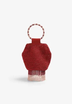 Scalpers Raffia<Fringe Beaded Bag