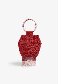 Scalpers Raffia<Fringe Beaded Bag