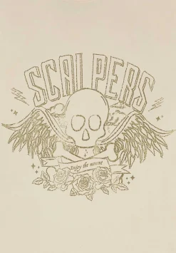 Scalpers T-Shirts And Tops<Front Foil Print T-Shirt