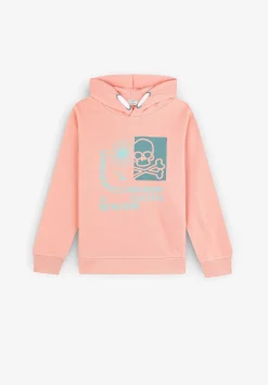Scalpers Sweatshirts<Front Print Hooded Sweatshirt
