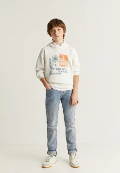 Scalpers Sweatshirts<Front Print Hooded Sweatshirt