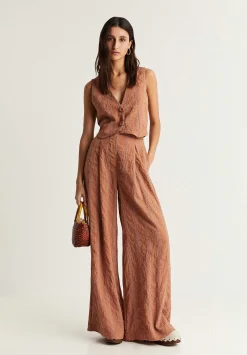 Scalpers Pants<Full Length Striped Pants With Pleats