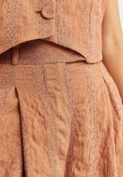 Scalpers Pants<Full Length Striped Pants With Pleats