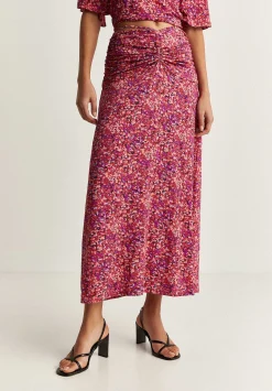 Scalpers Skirts<Gathered Cord Midi Skirt