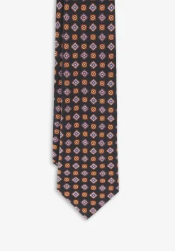 Scalpers Ties<Geometric Motif Tie