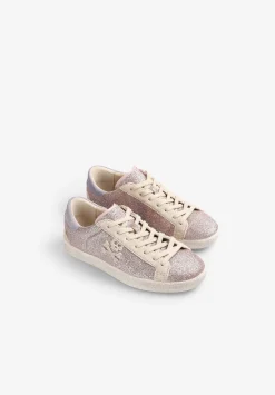 Scalpers Footwear<Glitter Low Sneakers
