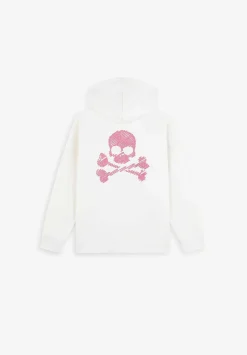 Scalpers Sweatshirts<Glitter Skull Hoodie