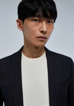 Scalpers Suits<Gray Wool Structured Suit