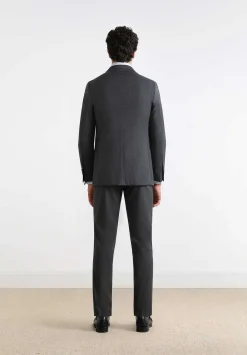 Scalpers Suits<Gray Wool Structured Suit
