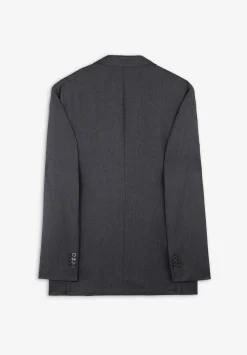 Scalpers Suits<Gray Wool Structured Suit
