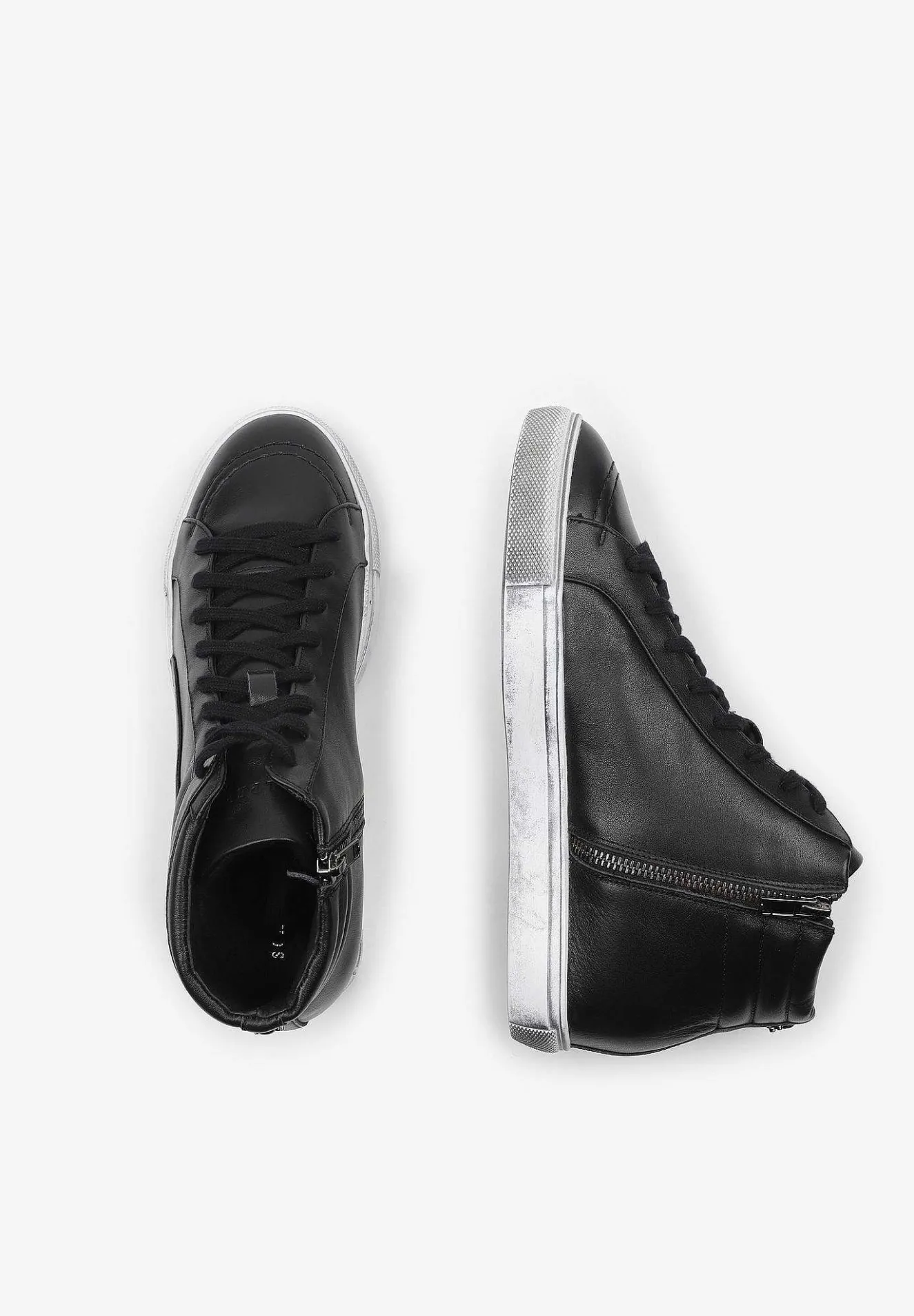 Scalpers Sneakers<High Leather Sneakers