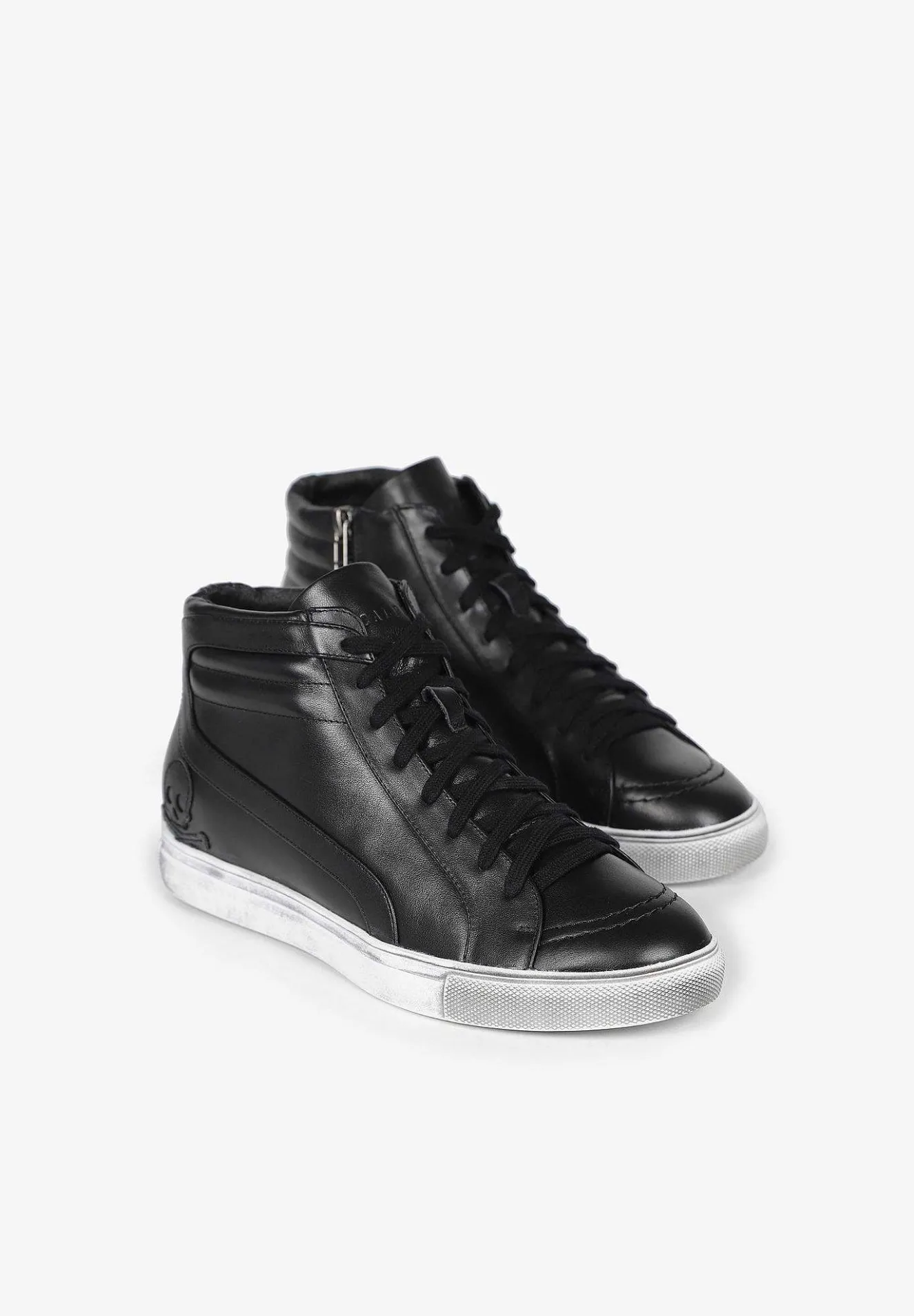 Scalpers Sneakers<High Leather Sneakers