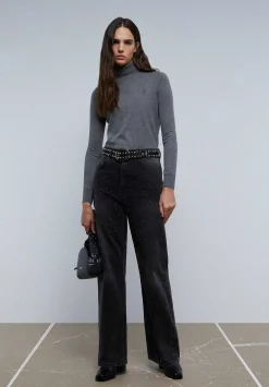 Scalpers Sweaters And Cardigans<High Neck Knitted Sweater