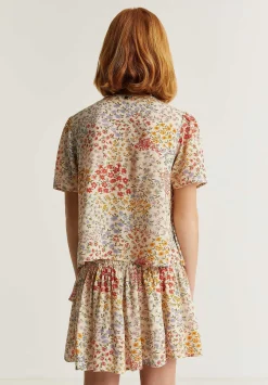 Scalpers Shirts<Honeycomb Flower Blouse