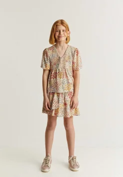 Scalpers Shirts<Honeycomb Flower Blouse