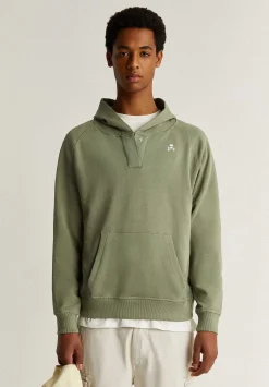 Scalpers Sweatshirts<Hooded Sweatshirt With Neck Detail