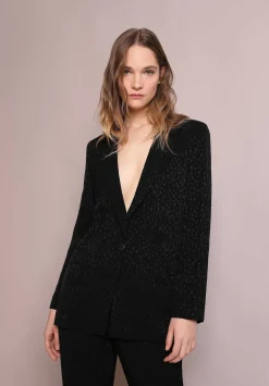 Scalpers Blazers And Vests<Jacquard Blazer Skulls Stars