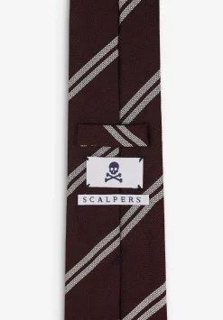 Scalpers Ties<Jacquard Stripes Tie