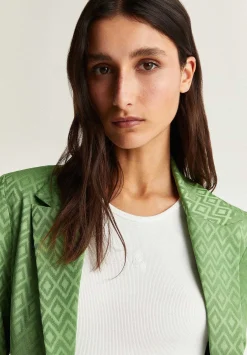 Scalpers Blazers And Vests<Jacquard Woven Blazer