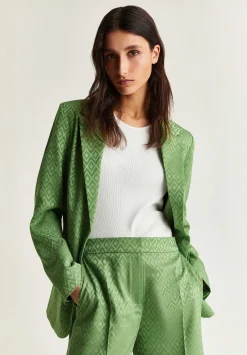 Scalpers Blazers And Vests<Jacquard Woven Blazer