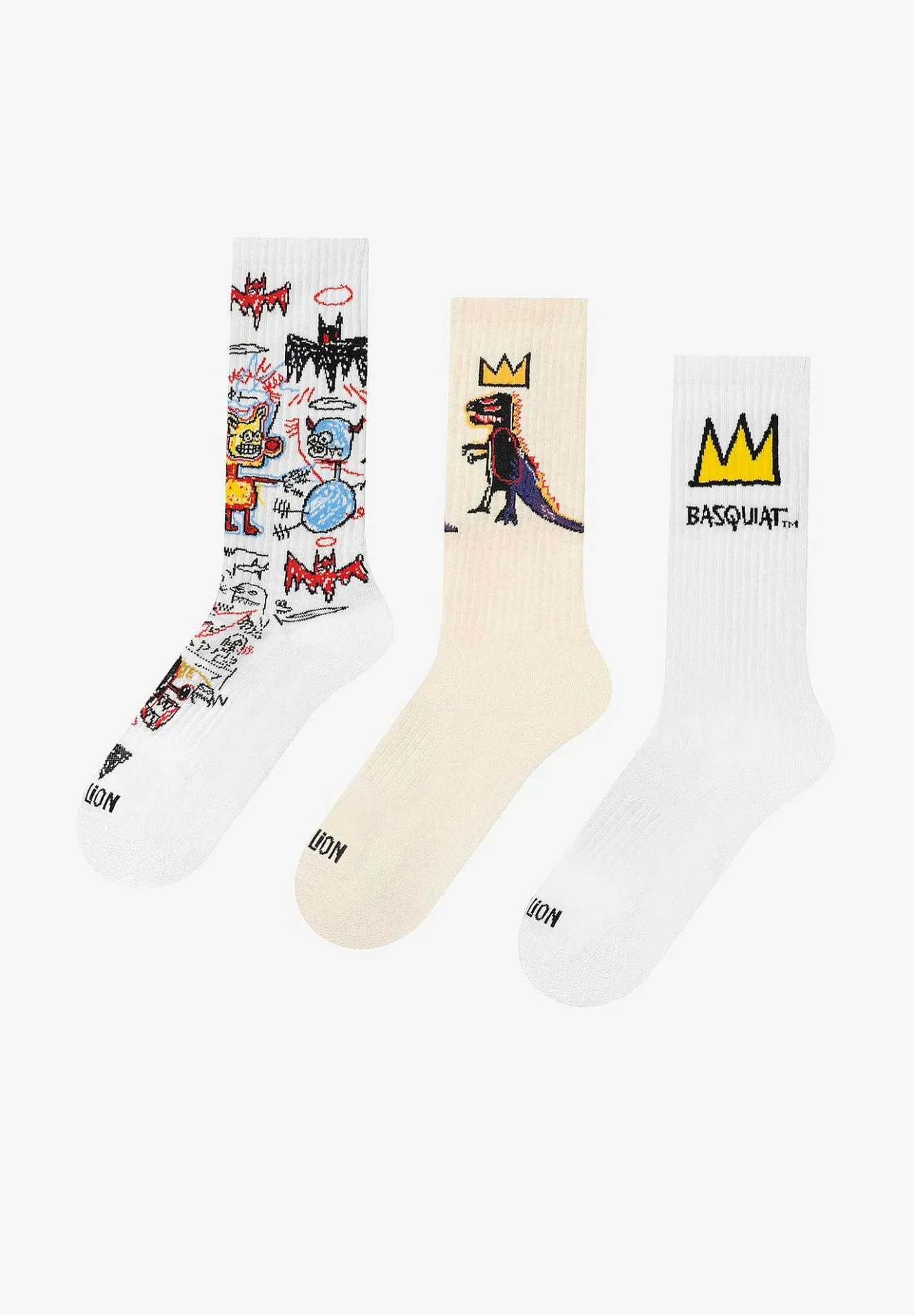 Scalpers Socks<Jimmy Lion | Athletic Basquiat Pack Socks