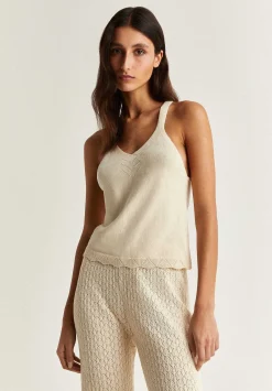 Scalpers T-Shirts And Tops<Knit Detail Top