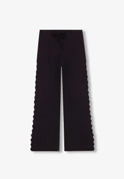Scalpers Pants<Knitted Pants With Side Slits