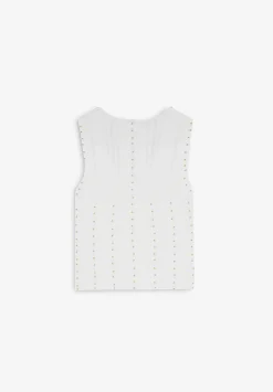 Scalpers T-Shirts And Tops<Knitted Top With Studs Detail
