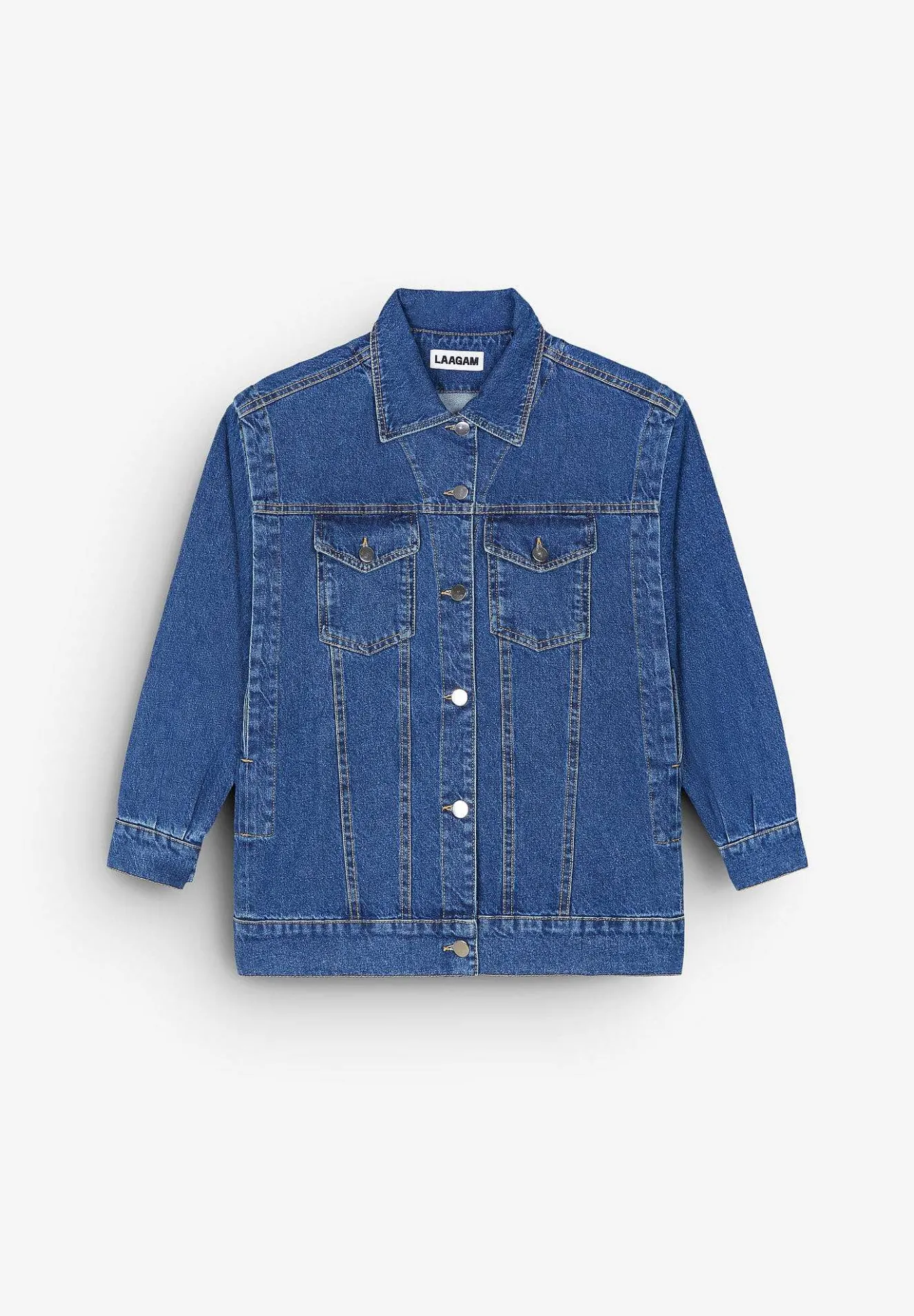 Scalpers Jackets And Trench<Laagam | De-Nimes Detachable Sleeves Jacket