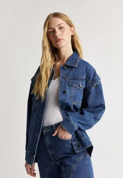 Scalpers Jackets And Trench<Laagam | De-Nimes Detachable Sleeves Jacket