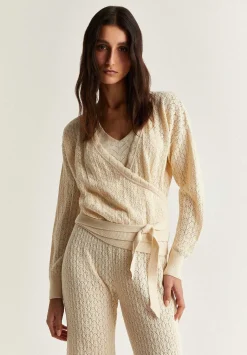 Scalpers Sweaters And Cardigans<Lacing Crochet Cardigan