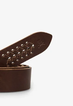 Scalpers Belts And Suspenders<Leather Belt Die Cut Details