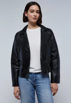 Scalpers Jackets And Trench<Leather Biker Jacket