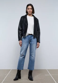 Scalpers Jackets And Trench<Leather Biker Jacket