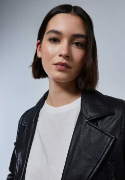 Scalpers Jackets And Trench<Leather Biker Jacket